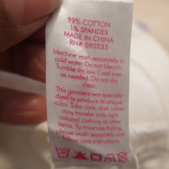 Pacsun Barbie Women XS Top Nikki Zip Up Corset White Denim New - Picture 11 of 12